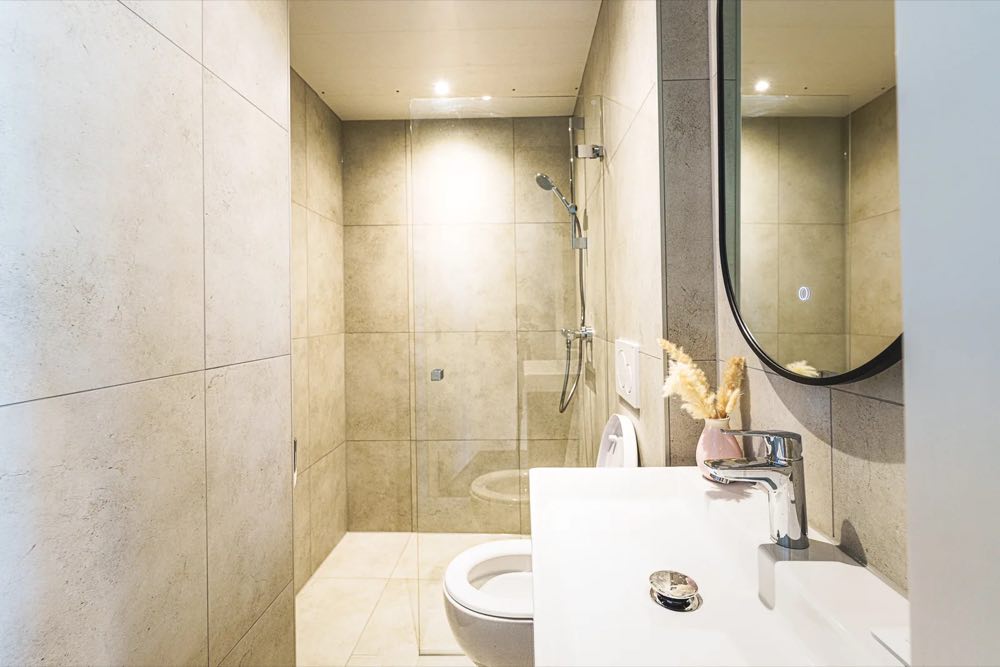 Badkamer met inloopdouche