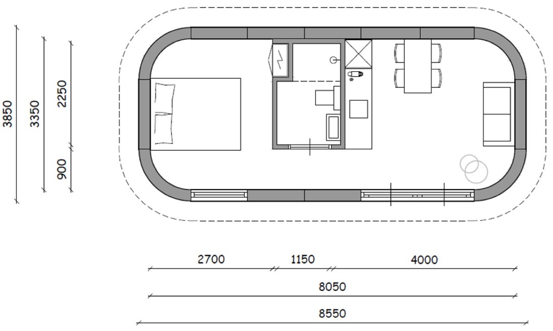 Plattegrond van de Embrace 32